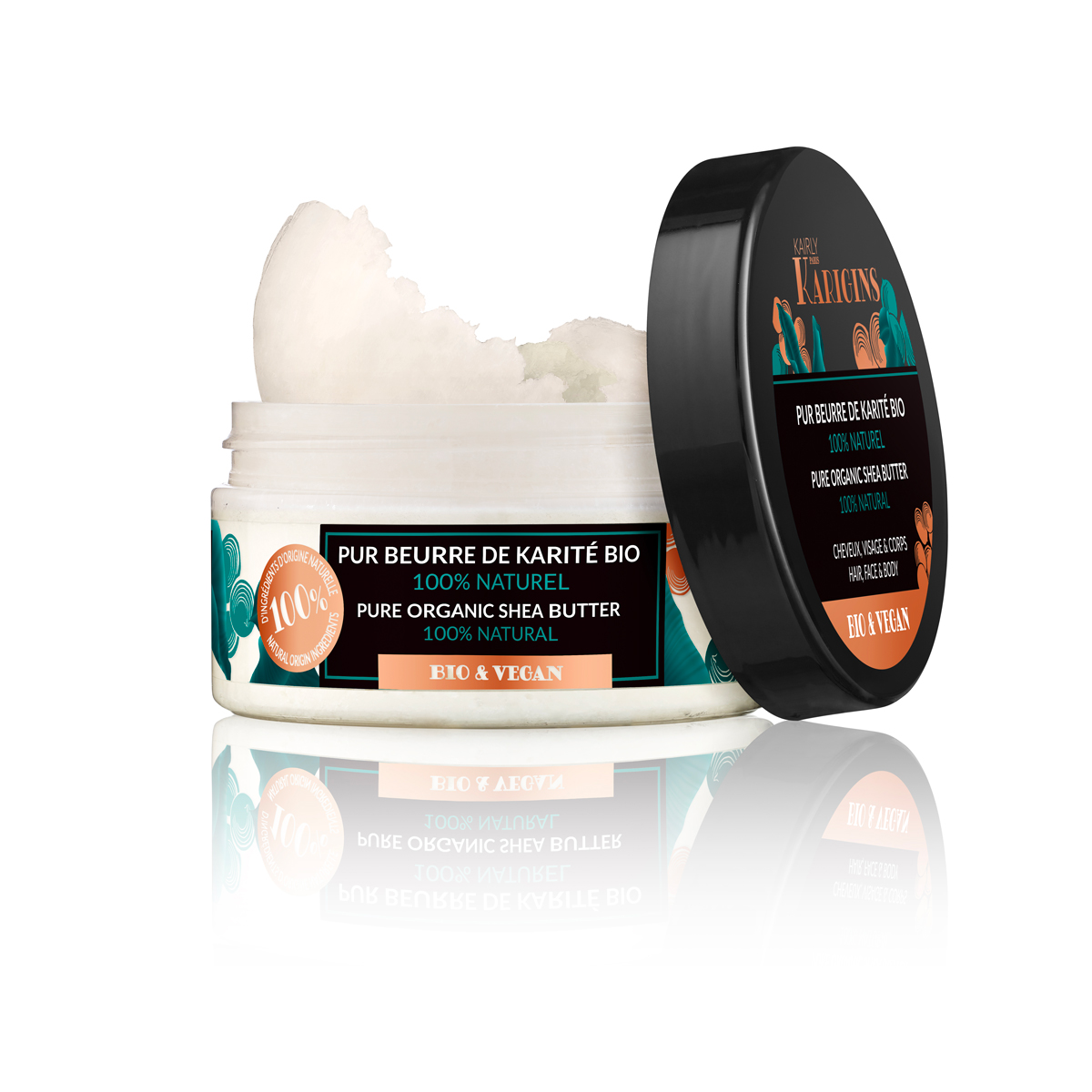 Beurre de karité Bio 50g – Cheveux Boost