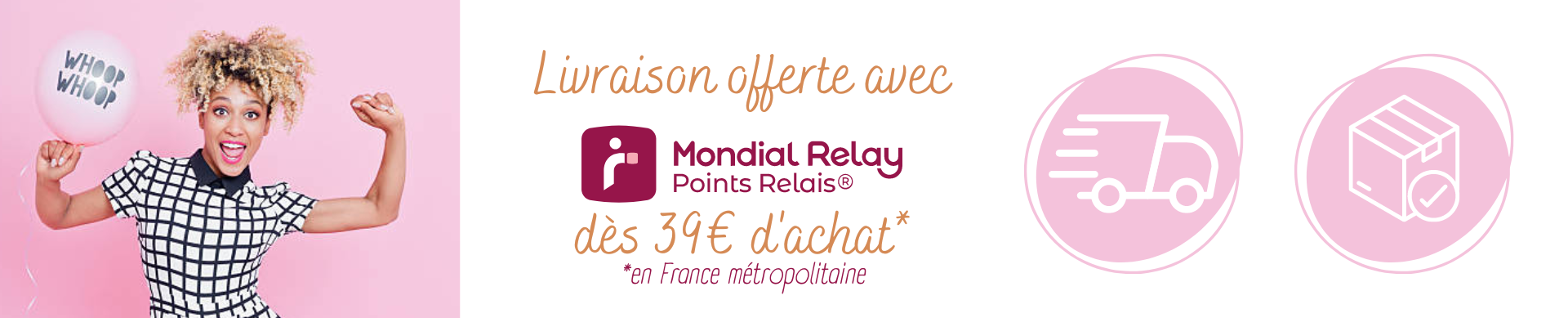 Livraison offerte en point relais